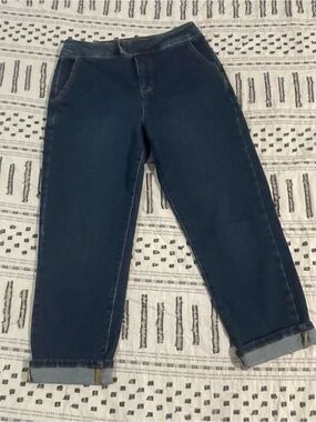 Boden Dark Wash Straight-Leg Jeans